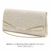 ☆着物タウン☆ 草履バッグ セット 華三彩 金 ゴールド Mサイズ クラッチバッグ 日本製 着物 留袖 色無地 訪問着 附下 zouribag-00030_画像6