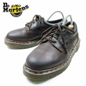 イングランド製　UK5　Dr.Martens　ドクターマーチン　5ホール　レザーシューズ　革靴　マーチン　ダークブラウン　英国/U7301