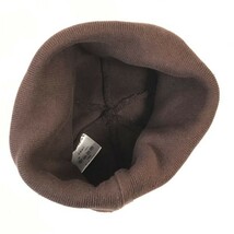 real voice★コットンニット帽【サイズフリー/茶/brown】knit◆CB58_画像4
