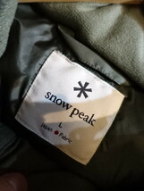 snow peak Recycled Light Down Pullover　JK-22AU006　スノーピーク　ダウンジャケット　未使用　22ＡＷ_画像4