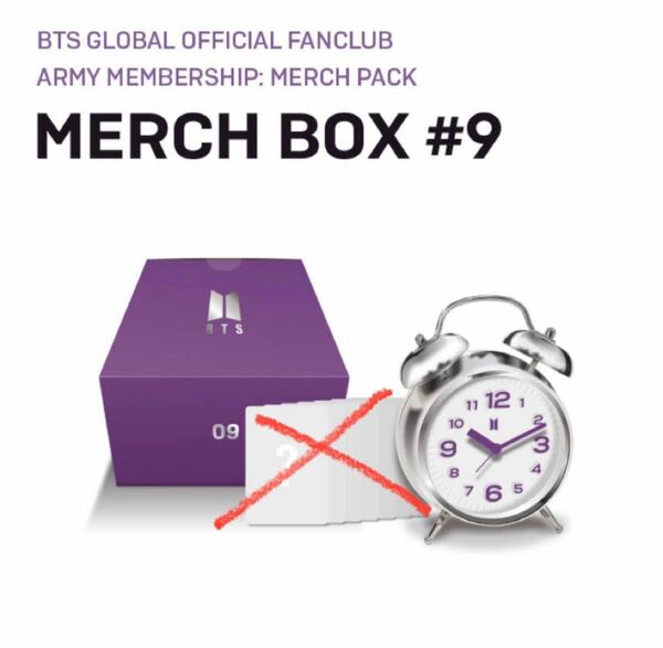BTS MERCH BOX#9 アラーム時計