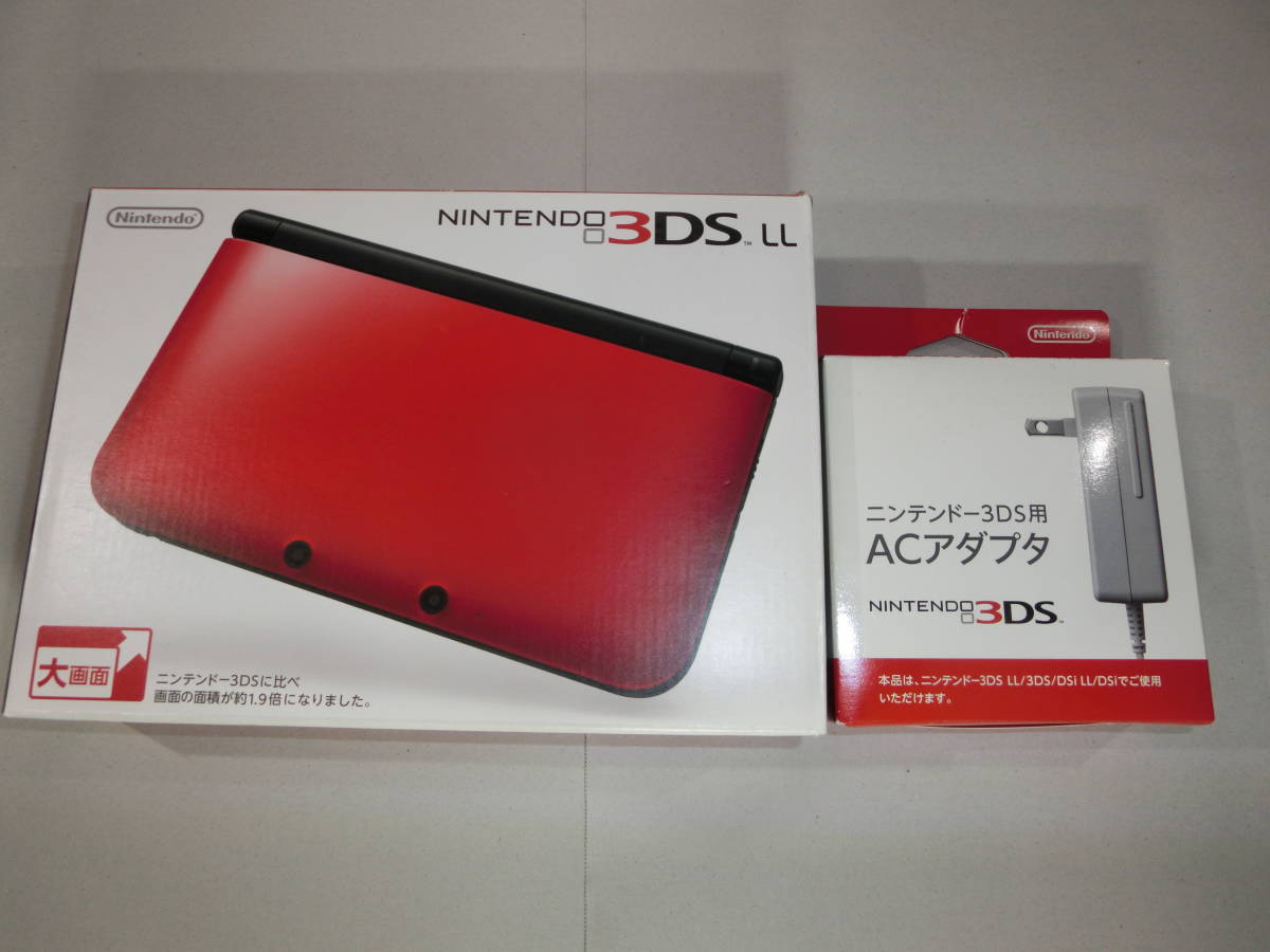 カテゴリ Nintendo 3DS LL 本体 レッド/ブラックの通販 by かぶ's shop