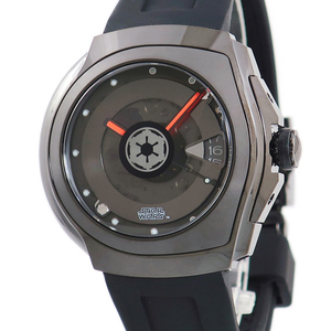 【3年保証】 ジーエスエックス スターウォーズコレクション 帝国軍モデル GSX400SWS-2 未使用 黒 赤 限定 自動巻き メンズ 腕時計