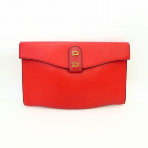 #anb Dell bo-DELVAUX clutch bag second bag MODELE DEPOSE red lady's [566955]