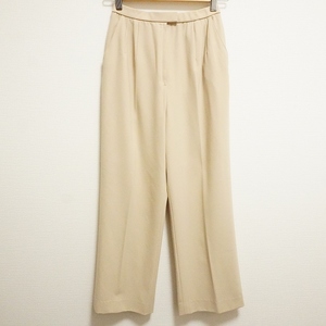 #anc Leilian Leilian pants slacks 7 beige plain lady's [796355]