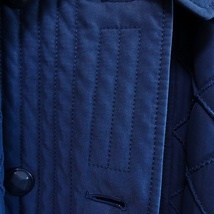 #wnc レリアン Leilian コート 13+ 紺 ダブル 中綿 キルティング 大きいサイズ レディース [788252]_画像7