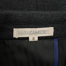 #anc ナラカミーチェ NARACAMICIE パンツスーツ セットアップ ツーピース II 紺 センタープレス レディース [659549]_画像7