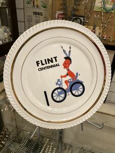 USA Vintage смешанные товары America античный INDIAN индеец FLINT. тарелка Mid-century Eames Country запад набережная Surf блокировка Setagaya основа 