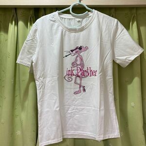 半袖　ピンクパンサー　Tシャツ　レディース　XL