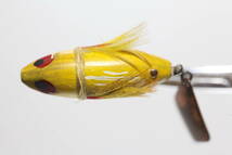 ヘドン フラップテール バグ Heddon Flaptail Bug Y #720 フライロッドルアー シェイクスピア フルーガー クリークチャブ_画像3