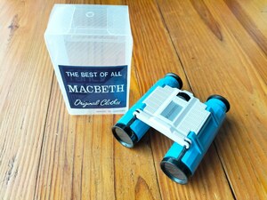 ●トラッド MACBETH マクベス ＆COPITER コラボ コンパクト双眼鏡 8倍×２０ 日本製　希少・非売品★未使用品・スカイブルー