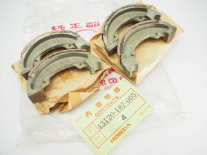  unused that time thing Lead 50/80 LEAD original brake shoe set 43120-187-005 Curren tact / full mark Roadpal DJ-1 Express 