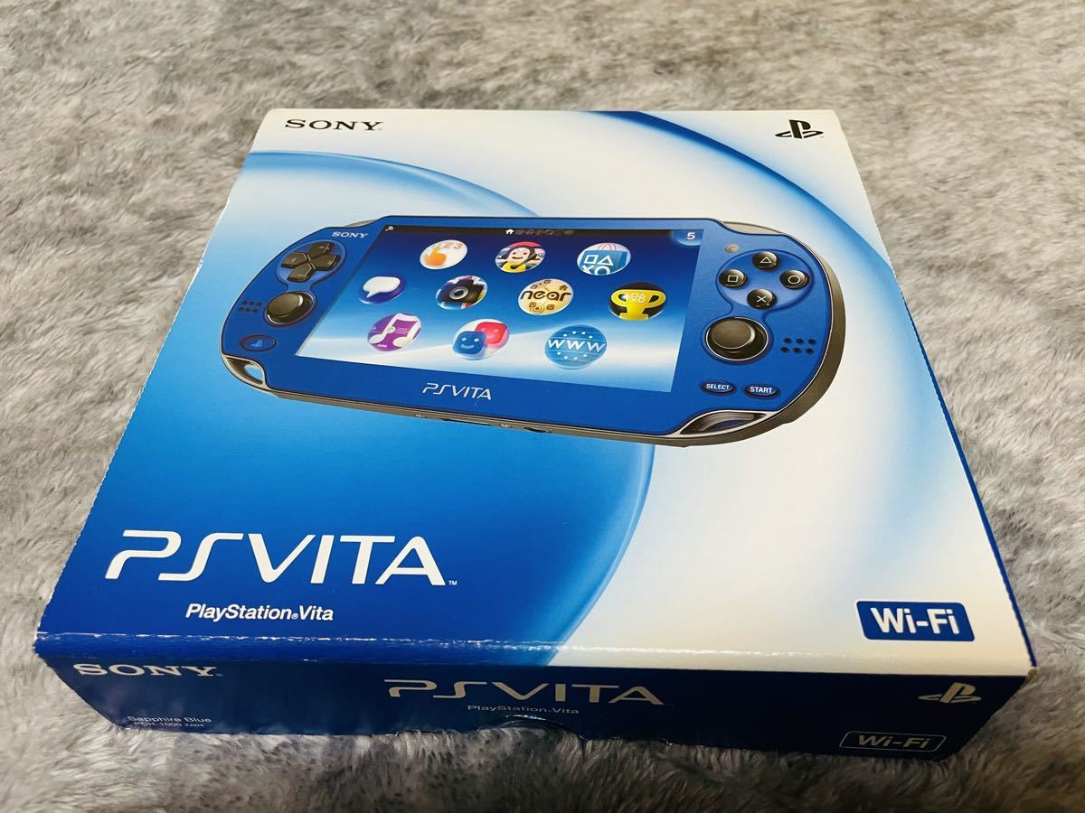 PS Vita Wi-Fiモデル サファイアブルー PCH-1000 ZA04 テレビゲーム