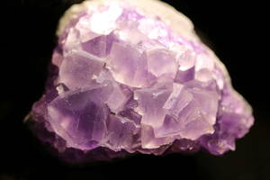 天然フローライト 原石 紫色蛍石 標本 鉱物 中国産鉱物 天才の石 鮮やかな紫色77g【ys-106】