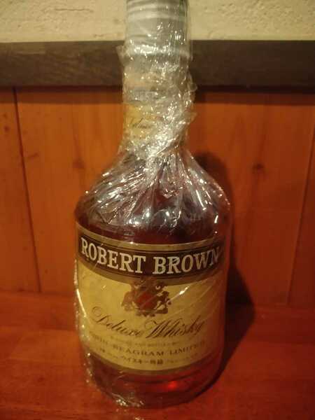 送料込み　古酒　1989年 終売　ロバートブラウン　特級　表記　キリンシーグラム初の特級ウイスキー　アルコール43度 未開封