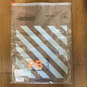 新品未使用 OFF-WHITE c/o VIRGIL ABLOH オフホワイト Tシャツ 付属品 保存袋