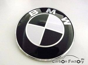 BMW 黒白バッチ/ボンネットエンブレム/トランクエンブレム/ E32 E34 E36 E38 E60 E63 E66 F10 E84 E70 M5 M3 Z3 Z4 M6 E90 E92 E87 E70