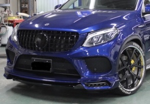 ◆メルセデス・ベンツW253/C253 GLC/GLC クーペ用AMG GTRタイプパナメリカーナ 艶黒ラジエターグリル/GTグリル /GLC200/GLC250/GLC43/GLC63