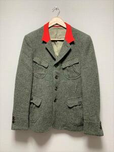  beautiful goods * domestic regular [Paul Smith] color switch wool tweed Safari tailored jacket M Paul Smith 
