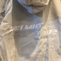 Helmut Lang ヘルムートラング ラグランパーカー 長袖スモーク HLM55600 サイズS ライトグレー系【代官山02】_画像6