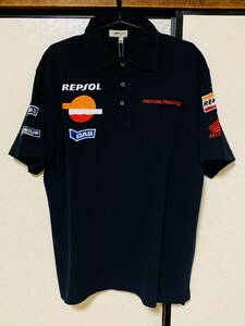 Lepsol Honda Team Pit Rubing L Size Navy Hrc repsol Honda Team Frush Logo Logo