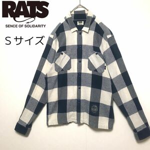 RATS 長袖シャツ レーヨン混　バッファロー　チェックシャツ ネルシャツ