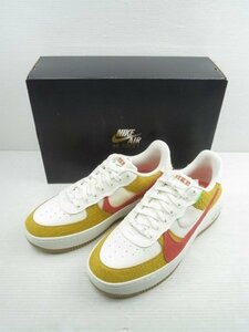 ♪ナイキ NIKE W AF1 PLT.AF.ORM LV8 ウィメンズ SAIL/MAGIC EMBER-YELLOW OCHRE 28.0cm♪タグ付き 未使用品