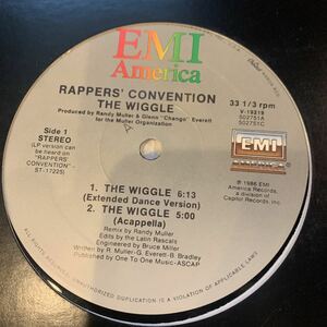 Rappers Convention THE WIGGLE 中古レコード