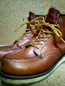 【RED WING】レッドウィング 8875 アイリッシュセッター モックトゥブーツ 8.5E (26.5cm) IRISH SETTER オロラセット 赤茶 