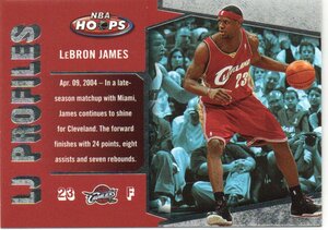 【Lebron James】 2005-2006 Fleer Hoops LJ Profiles #LBJ-5