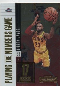 【Lebron James】 2017-2018 Panini Contenders Playing the Numbers Game #19