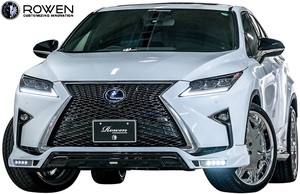 【M's】LEXUS 20系 RX Fスポーツ 前期 (2015.10-2019.7) ROWEN フロントスポイラー FRP ロエン ロウェン エアロ レクサス 1L005A00