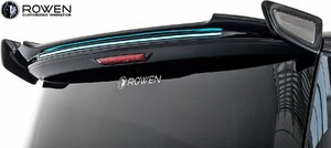 【M's】トヨタ 90 ヴォクシー S-Z S-G Grade (2022/1-) ROWEN リア ウィング + LEDライナー ／／ ロェン ロウェン エアロ パーツ 1T047W00