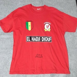 EL HADJI DIOUFディウフ/LIVERPOOLリバプール/SENEGALセネガルTシャツ古着