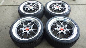 BBS　LMーR １９インチ　チャンピオン　LM３０２　LM303 ８、５J＋４３　９、５J +４５　１１４、３／５穴　目立った傷なく美品です。