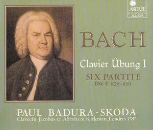 廃盤超希少 2CD AUVIDIS ASTREE 初期仏盤 パウル・バドゥラ＝スコダ J.S.バッハ 6つのパルティータ 集 BWV825-830