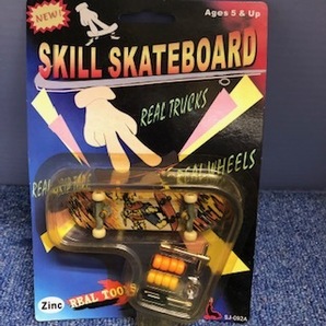 ★フィンガー スケートボード SKILL SKATEBOARD 未開封品 クリックポスト198円 SJ-092Aの画像2