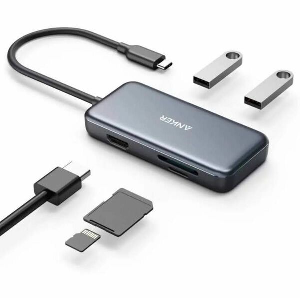 Anker USB-C ハブ Premium 5-IN-1 新品