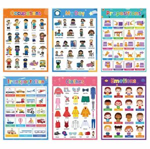 新品　英語　フラッシュカード ポスター 英単語 幼児教育　知育玩具