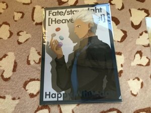 132クリアファイル　FGO Fate/stay night 劇場版　Heaven’s Feel　アーチャー　ufotable　カフェ　原画　 ホワイトデー