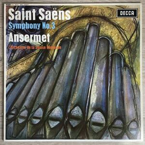 即決！Saint-Saens, Ansermet, L'Orchestre De La Suisse Romande - Symphony No.3 / Decca - SXL 6027, SEL 0027