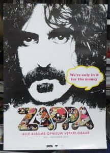 フランク・ザッパ FRANK ZAPPA /ポスター!!