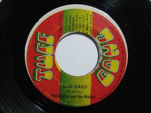 【7”】 BOB MARLEY AND THE WAILERS / BAD CARD ジャマイカ盤 ボブ・マーリィ 不審なカード バッド・カード