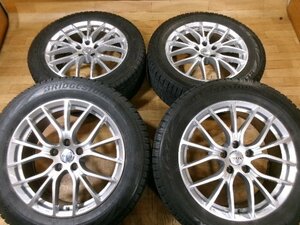 トヨタ 60系 ハリアー 装着に! R-FORGED LEVIS LA STRADA ホイール スタッドレス 4本SET 18インチ 235/55R18 ブリヂズトン ブリザック VRX2