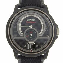 1円☆03楽市☆ CHANEL シャネル ムッシュードゥ スーパーレッジェーラ メンズ オートマ 腕時計 H6823_画像1