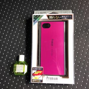 即決 送料無料 新品　 Natural design iPhoneSE第2世代 iPhone8 iPhone7（4.7インチ）ケース 衝撃吸収 背面ケース ピンク Premium Raspberr