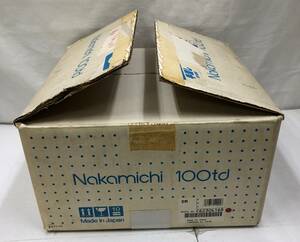 未使用 動作未確認 希少 NAKAMICHI 100td Mobile Tuner Cassette Deck カセットデッキ テープデッキ ナカミチ 当時物 230203