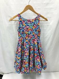 POLO RALPH LAUREN child clothes floral print no sleeve One-piece size 6X 124~128cm blue group lining attaching girls Kids girl 23020601