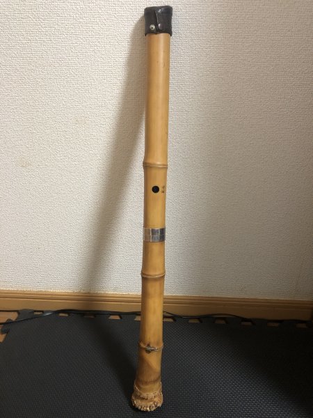 尺八 仙秋 銘 一尺五寸管 中継金一線 割れ無し 美管 三代目 露秋】 www