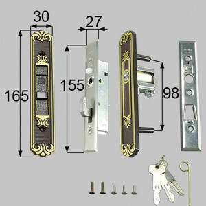 LIXIL*to stem . door ... inside out pills set (MIWA U5 cylinder ) entranceway . door parts [L1Y32] kenz